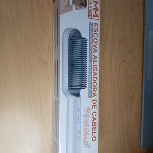 Hair Straightening Brush - White
